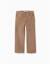 Pantalon à coupe droite en velours côtelé Beige 1 - vertbaudet enfant 