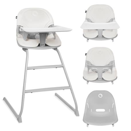 Chaise haute évolutive dalia ultra-légère jusqu’à 60 kg Grey stone+Grey stone natural 1 - vertbaudet enfant 