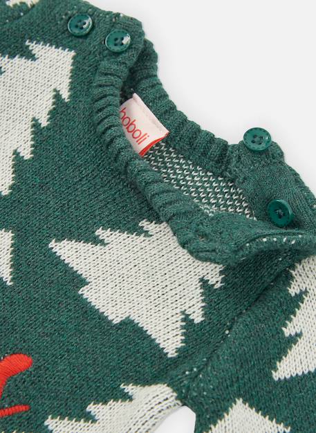 Pyjama bébé imprimée sapins de noël Vert 3 - vertbaudet enfant 