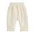 Ensemble bébé gilet croisé et pantalon en velours flocon Ecru 6 - vertbaudet enfant 