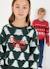 Pull enfant imprimé sapins de noël Vert 2 - vertbaudet enfant 