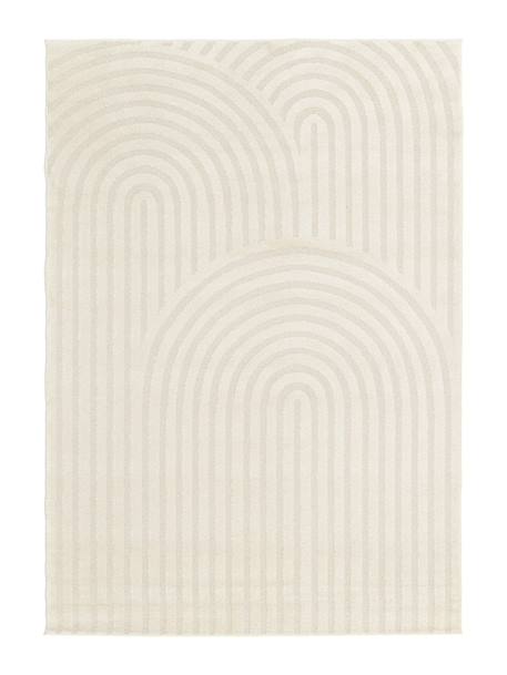 Tapis doux et confortable et graphique arcade Beige sable 1 - vertbaudet enfant 