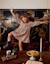 Robe en velours côtelé à manches longues avec motif floral Beige clair 1 - vertbaudet enfant 