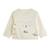 Ensemble bébé gilet croisé et pantalon en velours flocon Ecru 3 - vertbaudet enfant 