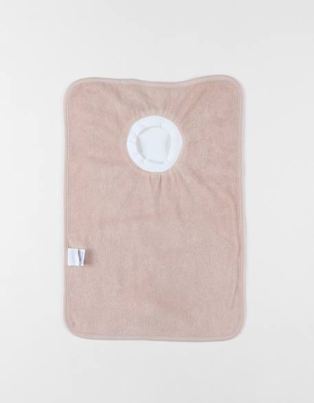 Bavoir funny en éponge moka noisette Rose 3 - vertbaudet enfant 