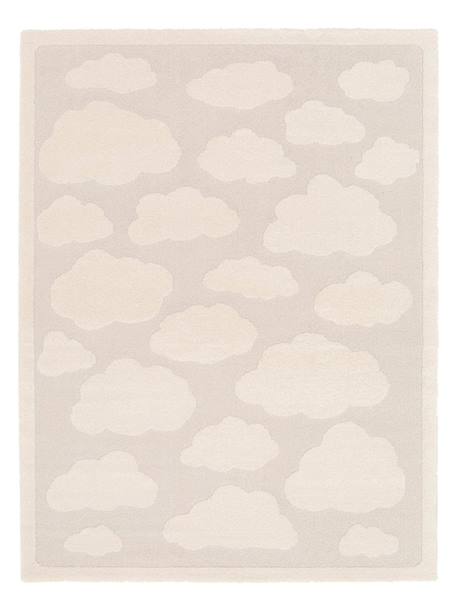Tapis enfant avec effet relief nuages Beige sable 1 - vertbaudet enfant 