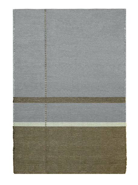Tapis en fibres recyclées tissé à la main leonor Beige sable+Rose poudrée+Vert naturel 13 - vertbaudet enfant 