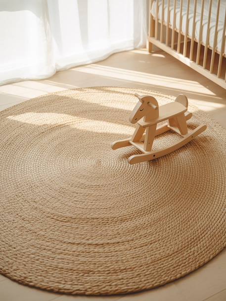 Tapis rond en jute natura Beige sable 2 - vertbaudet enfant 