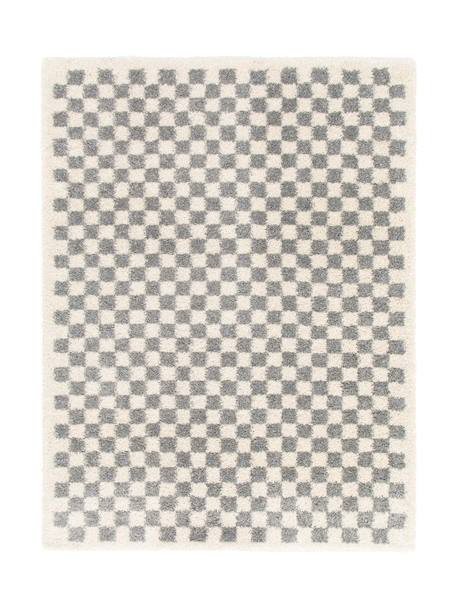 Tapis damier poils longs doux et volumineux checkers Beige sable+Bleu naturel+Gris minéral+Jaune naturel+Rose poudrée+Terracotta+Vert naturel 13 - vertbaudet enfant 