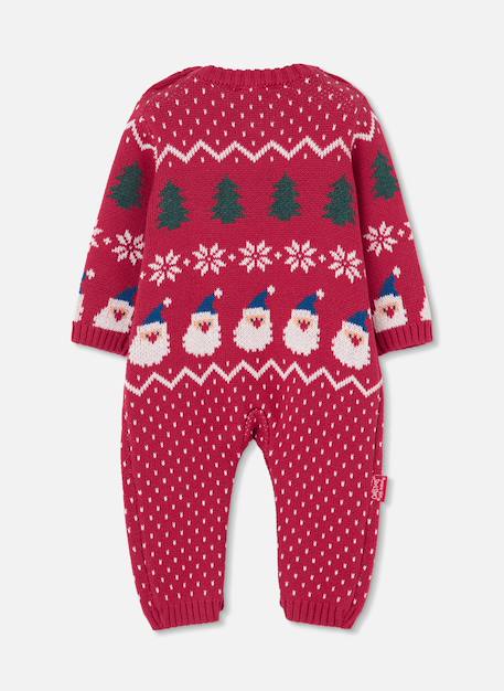 Pyjama bébé imprimée père noël Rouge 2 - vertbaudet enfant 
