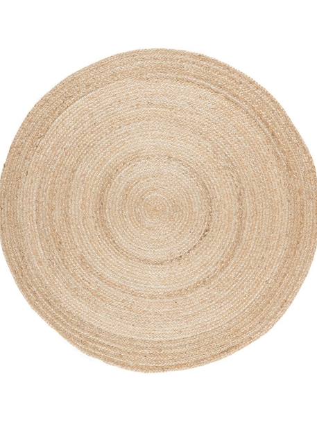 Tapis rond en jute natura Beige sable 1 - vertbaudet enfant 