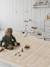 Tapis à relief en polyester recyclé eolya Beige sable+Blanc pur 2 - vertbaudet enfant 