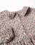 Robe en velours côtelé à manches longues avec motif floral Beige clair 4 - vertbaudet enfant 