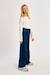 Jean taille haute, coupe évasée Black denim+Denim blue+Denim dark blue 13 - vertbaudet enfant 