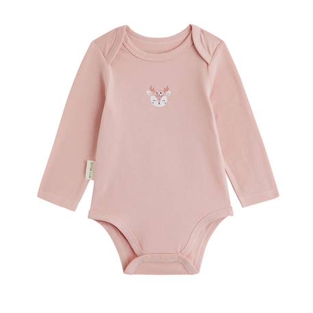 Lot de 2 bodies bébé manches longues cléo Rose 6 - vertbaudet enfant 