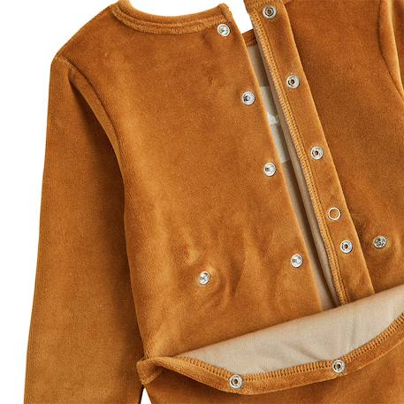 Lot de 2 pyjamas bébé en velours Marron 3 - vertbaudet enfant 