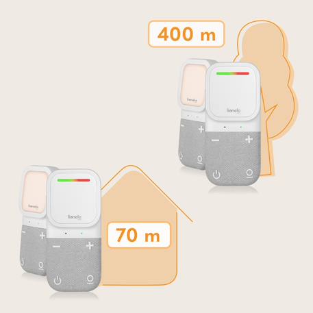 Babyphone audio babyline 2.2 avec communication bidirectionnelle et autonomie jusqu’à 12 h White 2 - vertbaudet enfant 
