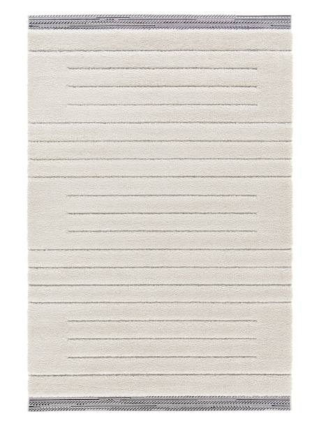 Tapis doux à reliefs aligne Beige sable 1 - vertbaudet enfant 