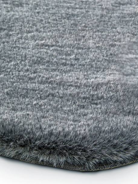 Tapis ultra doux imitation fourrure cosy Gris minéral 2 - vertbaudet enfant 