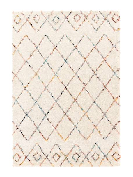 Tapis shaggy design doux et volumineux harlequin Beige sable 1 - vertbaudet enfant 