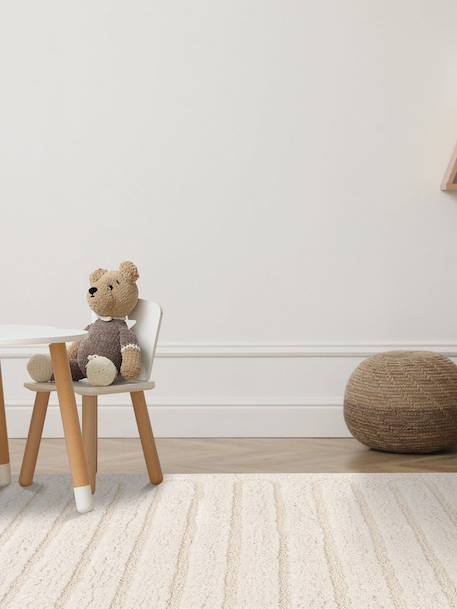 Tapis à relief en polyester recyclé eolya Beige sable+Blanc pur 8 - vertbaudet enfant 