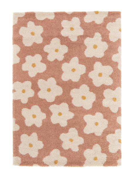 Tapis enfant épais et confortable fleurs Jaune naturel+Rose poudrée+Vert naturel 7 - vertbaudet enfant 