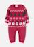 Pyjama bébé imprimée père noël Rouge 1 - vertbaudet enfant 
