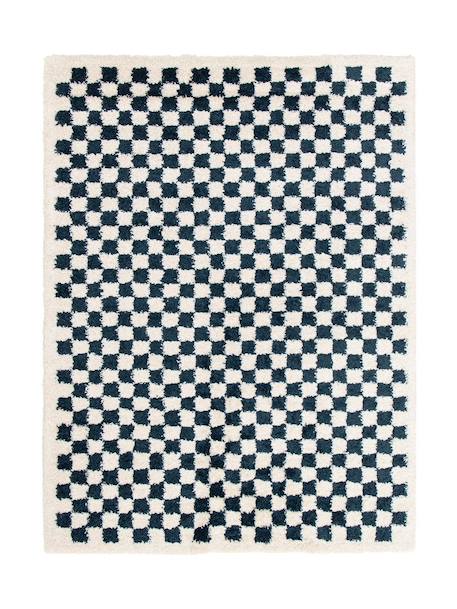 Tapis damier poils longs doux et volumineux checkers Beige sable+Bleu naturel+Gris minéral+Jaune naturel+Rose poudrée+Terracotta+Vert naturel 7 - vertbaudet enfant 