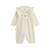 Ensemble salopette bébé en velours et t-shirt neige Ecru 2 - vertbaudet enfant 