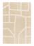 Tapis doux à relief en polyester recyclé murmure Beige sable+Blanc pur 1 - vertbaudet enfant 