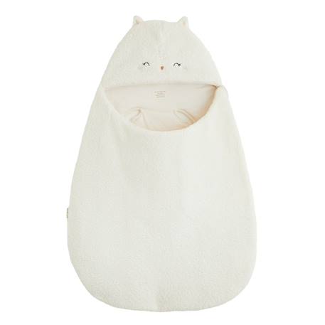 Nid d'ange en sherpa miette Ecru 1 - vertbaudet enfant 