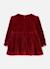 Robe fille en velours avec reflets Rouge 2 - vertbaudet enfant 
