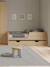 Tapis design doux en laine et coton fait main classic Gris minéral+Vert naturel 2 - vertbaudet enfant 