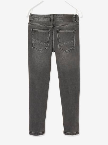 Jean garçon slim morphologique MEDIUM denim black+DENIM BRUT+denim gris+DENIM GRIS FONCE+double stone+STONE 23 - vertbaudet enfant 