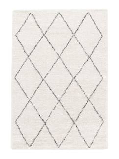 Tapis shaggy ethnique tissé doux et volumineux nomad - vertbaudet enfant