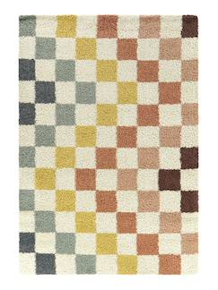Tapis à poil long doux et résistant rythmik - vertbaudet enfant