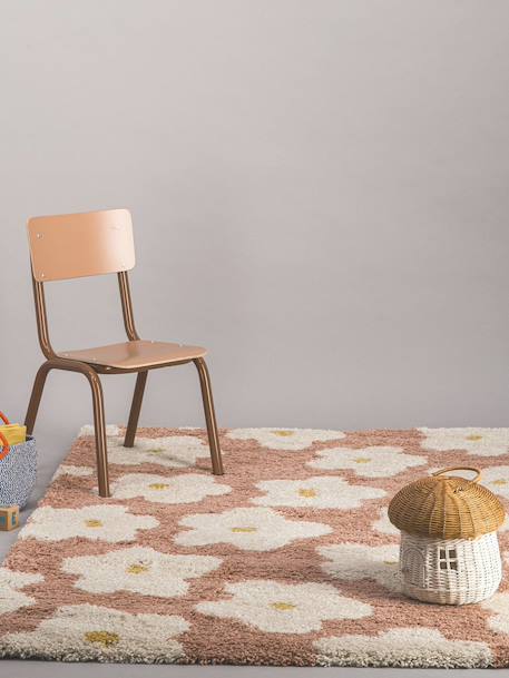 Tapis enfant épais et confortable fleurs Jaune naturel+Rose poudrée+Vert naturel 8 - vertbaudet enfant 