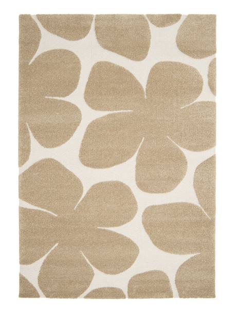 Tapis doux à motifs en relief blossom Blanc pur+Brun naturel 6 - vertbaudet enfant 