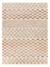 Tapis shaggy poils longs motif contemporain boho Terracotta 1 - vertbaudet enfant 