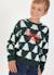 Pull enfant imprimé sapins de noël Vert 1 - vertbaudet enfant 