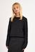 Pull en maille col rond, motif cœurs - fille Noir 4 - vertbaudet enfant 