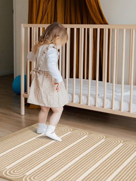 Tapis doux motifs en relief sinea Beige sable+Bleu naturel+Brun naturel 14 - vertbaudet enfant 