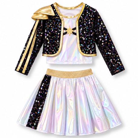 Déguisement enfant ensemble pop star Noir 2 - vertbaudet enfant 