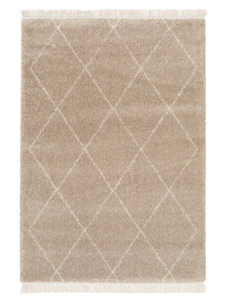 Tapis épais à franges doux et raffiné nile Brun naturel 1 - vertbaudet enfant 