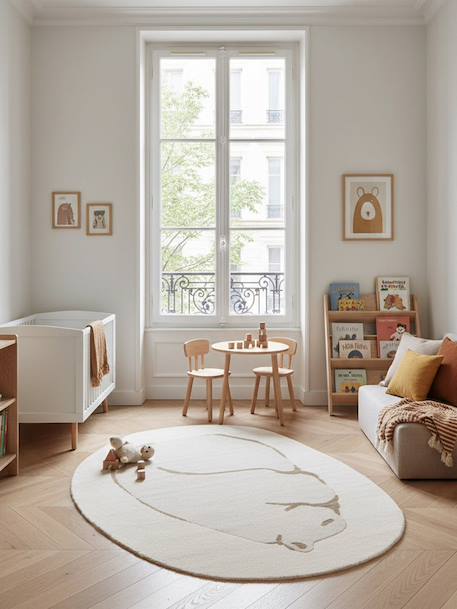 Tapis enfant avec effet relief orso Beige sable 2 - vertbaudet enfant 