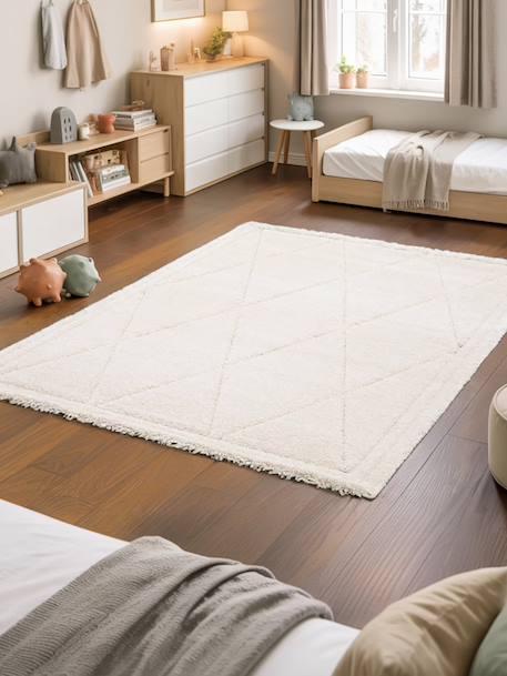 Tapis design avec effet relief helsinki Beige sable 2 - vertbaudet enfant 