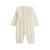 Ensemble salopette bébé en velours et t-shirt neige Ecru 3 - vertbaudet enfant 