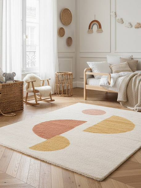 Tapis shaggy épais et confortable moon Terracotta 2 - vertbaudet enfant 