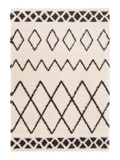 Tapis shaggy doux à poils longs oeko-tex beldi Beige sable 1 - vertbaudet enfant 