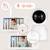 Babyphone vidéo babyline 9.2 ai avec écran 5', caméra full hd et détection intelligente des pleurs et mouvements White 4 - vertbaudet enfant 